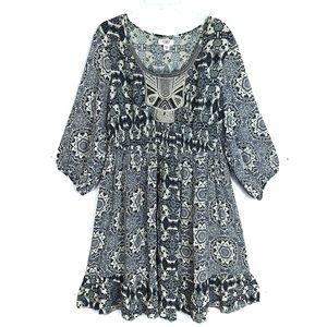 Women's  Boho Peasant Dress Sz 18/20W